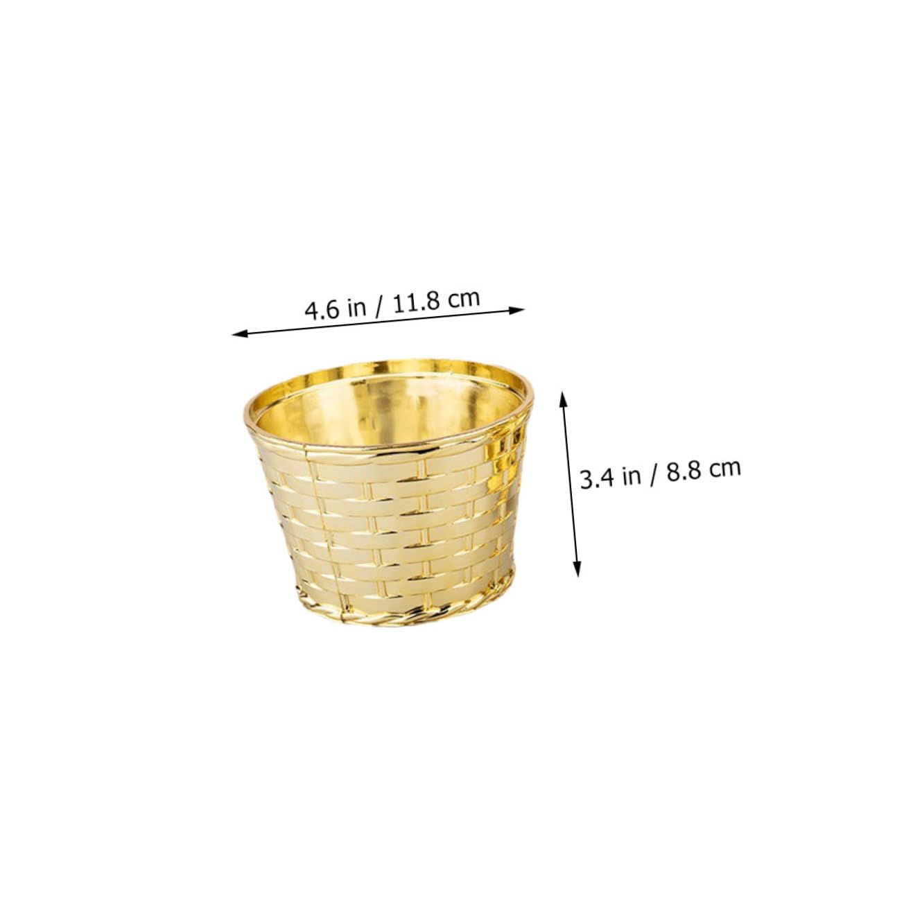 Cabilock 6Pcs Christmas Tree Support Bracket Tabletop Xmas Tree Holder Base Woven Basket Design Christmas Tree Stand for Artificial Trees Holiday Supplies