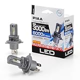 PIAA(ピア) 車用 バルブ ヘッドライト/フォグランプ用 LED 6000K 〈コントローラーレスタイプ-スタンダードシリーズ〉 12V 20/20W 3000lm H4 2年保証 新基準車検対応 ノイズ対応 防水・防塵対応 2個入 LEH240