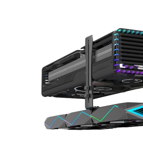 Soporte para GPU ajustable en altura de acero Diyeeni miniatura 1