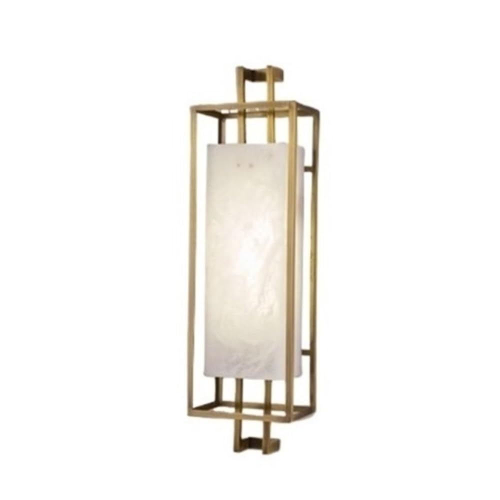 birene Wall Lamp Modern Staircase Bedroom Full Copper Marble Bedside Aisle Lamp Decorative Lights