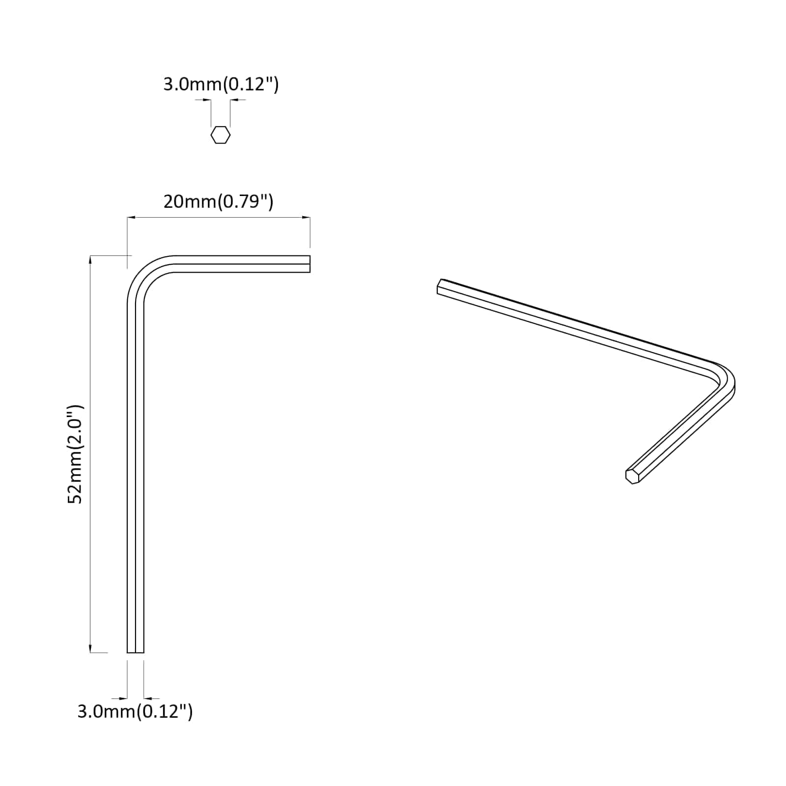vidaXL Inbusschlüssel 4675 pcs Silber 20 x 52 mm Stahl, Robuster, Sechskant-Schlüssel, Metallwerkzeug, Handwerkzeug-Set, Mechaniker, L-förmig, Präzisionswerkzeug