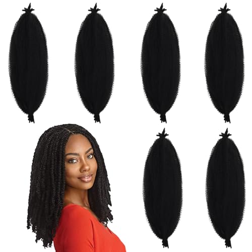 Passion Twist Hair Marley Twist anti-noeuds 24 pouces pour coiffure protectrice facile
