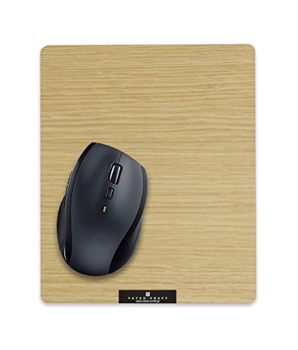 TATSU-CRAFT（タツクラフト） Bosk バスク マウスパッド S NA ナチュラル マウスパット ゲーミング おしゃれ かわいい 北欧 小さい レーザー マウス 木目調 日本製