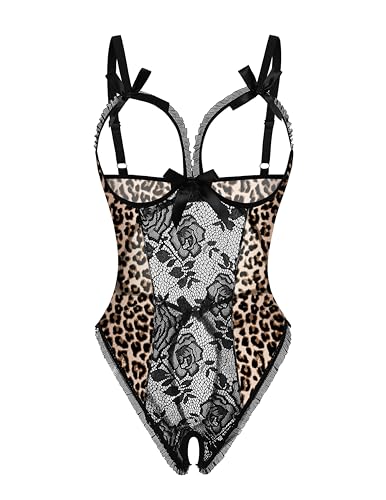 Image of Avidlove Women One Piece Lingerie Sexy Lace Babydoll Mini Bodysuit