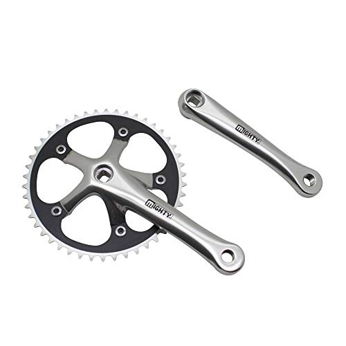 Pedalier route fixie P2R en aluminium 165mm pour réparer ou monter un singlespeed