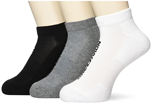 Salomon Calcetines Everyday Low 3P, LC2087100 BLACK-WHITE-MED GREY, 45-47