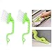 baihui BAIHUI Hand-held Groove Gap Cleaning Tools, Window Door Sliding Track Cleaning Brush, for Cleaning Quickly Clean All Corners and Gap ,6 Pieces