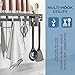 Tessitop Wall Mount Utensil Rack, 15.7inch Pot Hangers for Kitchen, Kitchen Utensil Hanger for Spoons, Knives, Forks, Chopsticks, Knife Rack
