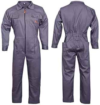 Tuta Da Lavoro Uomo Grigia - Con 8 Tasche Per Meccanici E Operai - Foto 3