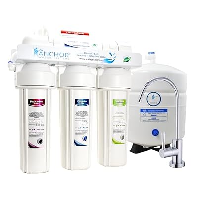 Anchor Elite Series 5-Stage Reverse Osmosis Water Purification System - Under Sink Water Filter - 75 GPD