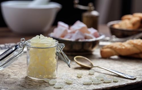 Scentolino - 10g Natürliches Mastix Harz – aus Griechenland (Chios) – 100% rein – Mastix Gum - Griechisches Osterbrot - Aromatisch und vielseitig