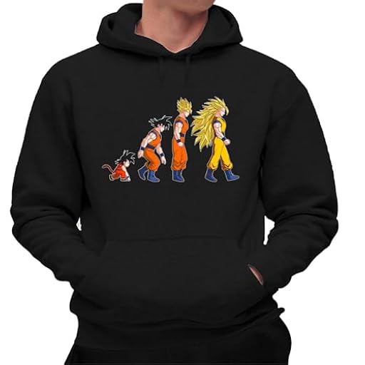 the Fan Tee Sudadera Adulto con Capucha de Hombre Dibujos Animados Dragon Bola Ball Anime Manga 543 XL | Ya disponible en tu tienda friki favorita! En mundofriki.es!
