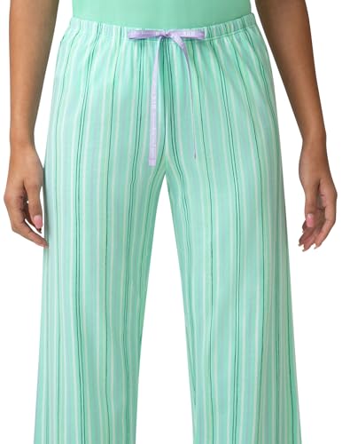 Image of HUE Women's Summer Vacation Pajama Separates, Soft, Whimsical Print Pjs with Tropical Beach Themes, Flip Flops, Cocktails