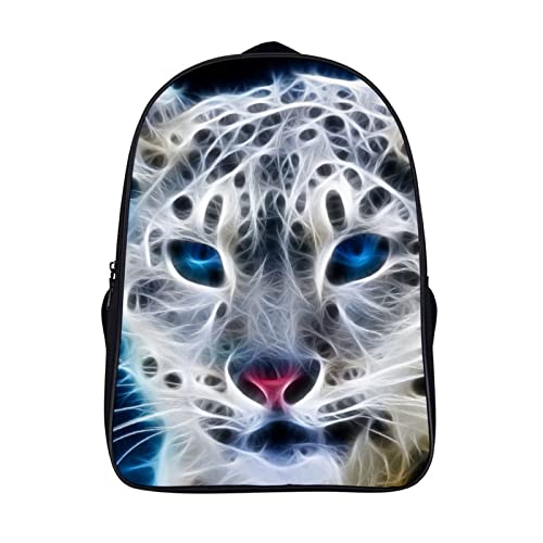Sac à dos léopard des neiges 3D le cadeau de rentrée idéal