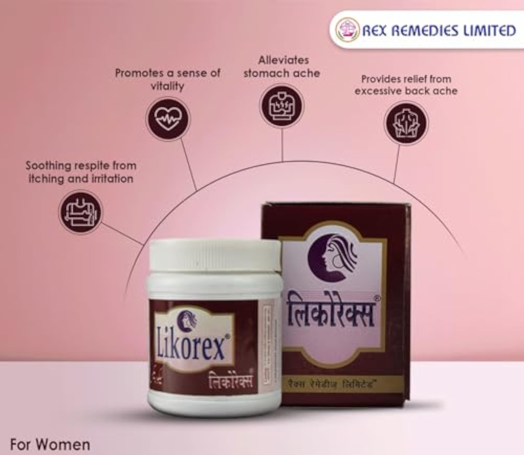 REX LIKOREX 40 Pill Ayurvedic Supplement