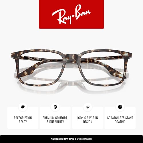 Image of Ray-Ban RX5421F Low Bridge Fit Rectangular Prescription Eyewear Frames