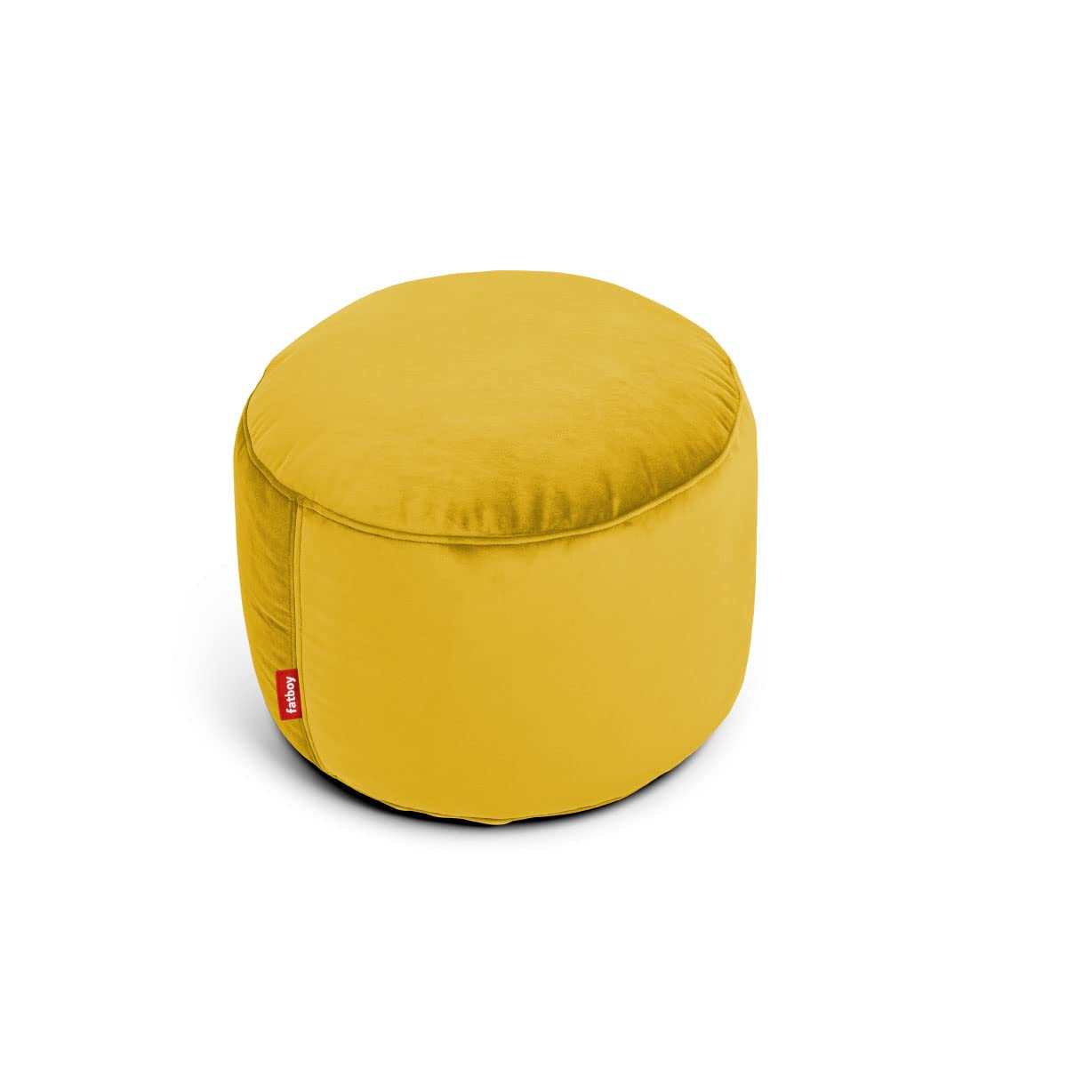 Fatboy® Point Pouf Velvet, Super soft, Anti-slip bottom, Removable cover, Pilling resistant, Indoor use (Gold Honey)