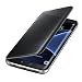 Hovisi Luxurious Shiny Flip Case cover Samsung Galaxy S6 Edge (Black)