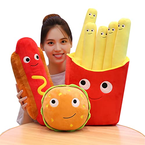 Zctghvy BEYFOOD1 Hot Dog Plush Toy Pillow Hotdog Stuffed Pillow Funny Throw Pillows 17.7 Inch Soft Food Plushies Gift thumb #6