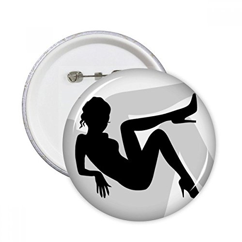 Badge Silhouette ronde Congrès national comme cadeau original XXL