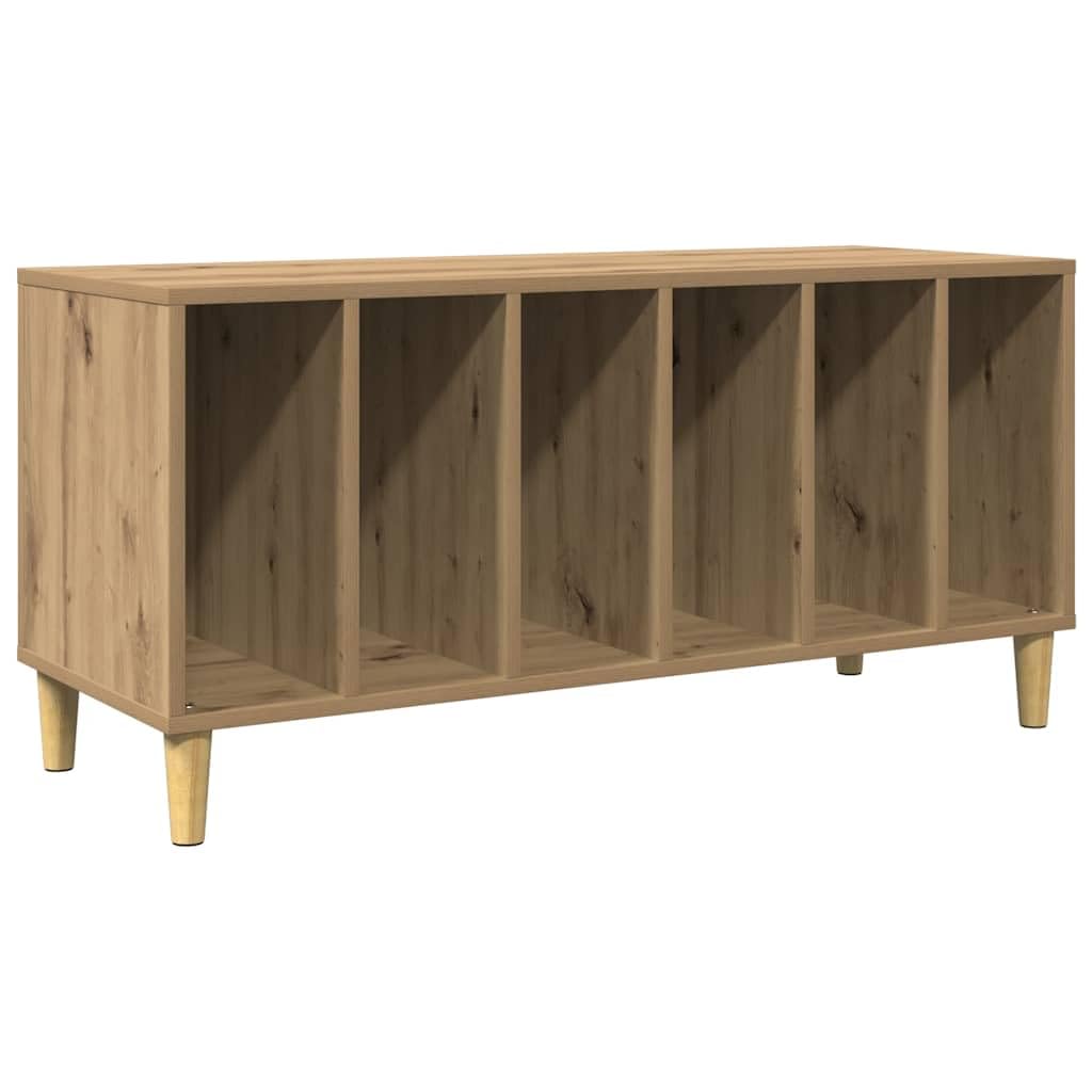 vidaXL Record Cabinet Artisan Oak 100x38x48 cm Engineered Wood — image 1