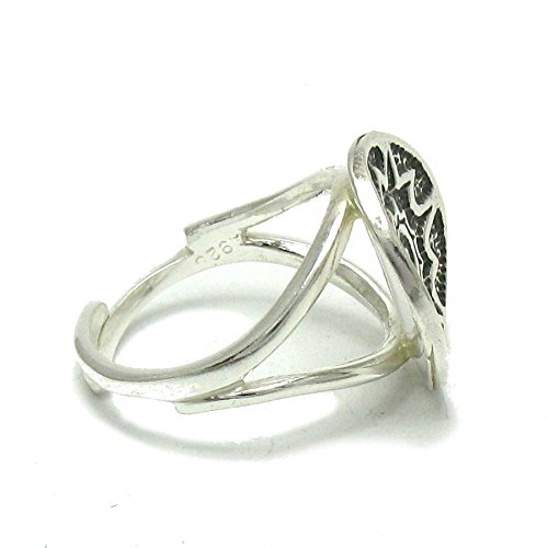 Anello da donna in Argento 925 Spirale misura regolabile R001431