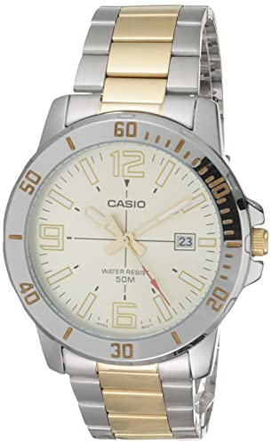 Casio Montre de Sport MTP-VD01SG-9BVCF bicolore dorée et argentée