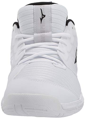 Mizuno Womens Wave Supersonic 2 Volleyball Shoe, White/Black, 8.5 Us #TOP1