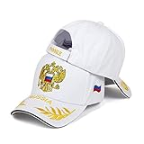Baseball Kappe - Russland Flagge Gestickt Baseball Kappe Outdoor Visier Hut, Männer Frauen Freizeit Hüte Verstellbare Baumwolle Sport Kappen, Hand Blume Stickerei Hut, Hip Hop Sport Trucker Studen