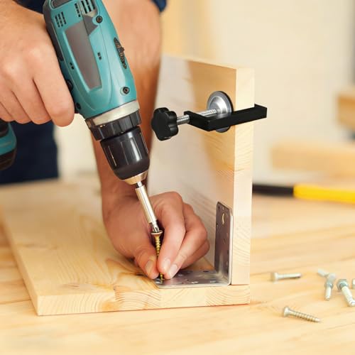 Image of 2PCS Woodwork C Clamps - Wooden Panel Holder for Woodworking & Metalworking and DIY Projects - Adjustable Table Clamp with Anti-Slip Mat