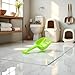 Juroicessry Green Cat Litter Scoop Kitty Poop Sifting Deep Shovel Tray with Handle Non-Slip Solid Colors Pet Poop Scoop Cleaning Tools Litter Box Litter Scooper for Cats Dogs Cat Litter Scoops