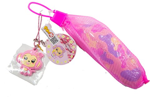 Puni Maru Mini Cheeki Banana Squishy, Pink Camouflage