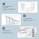 Sous Vide Behälter 7 in 1 Set 12L mit Deckel und Rack, für Garer Stick Professional, Mehrere Marken Geeignet, Multifunktionaler Transparenter Behälter(MEHRWEG)