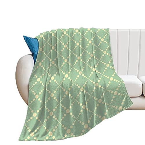 Blanket Sofa Blanket Fleece Blanket Soft Flannel Fleece Polka Dot Stripes Throw Blanket Comfort Super Soft Print Throw Blanket For Adults Kids Gift Office,70"×80" #TOP5