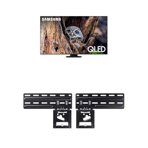 Image of SAMSUNG 75-Inch Class QLED 4K Q80D Series Quantum HDR+ Smart TV w /Dolby Atmos, Object Tracking Sound Lite, Direct Full Array (QN75Q80D, 2024 Model) Slim Fit TV Wall Mount, WMN-B50EB /ZA