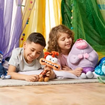 Disney Store Inside Out 2 Plush - Embarrassment Emotion Toy - Detailed Sculpting, Embroidered Features, Disney Plush Toys - Part of Inside Out 2 Collection - Image 5