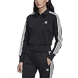 Regular fit adidas Firebird TT Chaqueta con Cremallera, Mujer, Negro (Black/White), (Tamaño del Fabricante: 42)