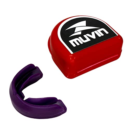 Protetor Bucal Muvin Profissional Com Estojo para Esportes de Contato
