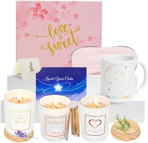 Birthday Gifts for Women, Thinking of You Care Package Unique Gift Baskets for Women, Best Friend Christmas and Get Well Soon