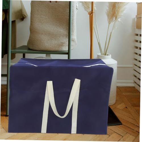 2pcs Extra Large Heavy-duty Storage Tote Bags Zippers and Handles for Moving Organizing Clothes Quilts and Non-woven Fabric Spacious Design4
