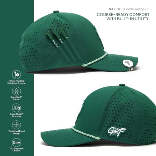Image of NJF Golf Performance Hats for Men with Tee Holder & Magnetic Ball Marker