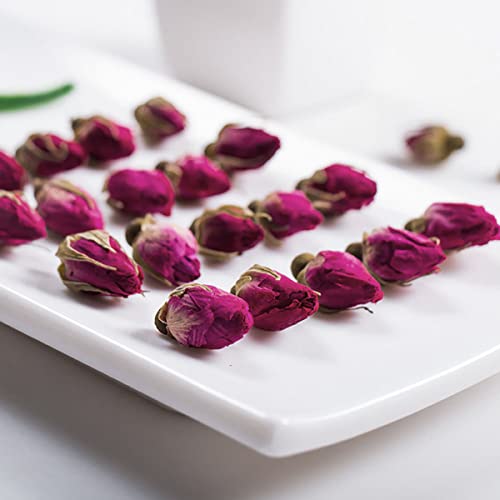 Queenbox 17.6Oz Dried Rose Buds, Flowers Fragrant Natural, Dry Loose Leaf Herbal Tea For Baking, Soap Making, Craft Resin, Potpourri #TOP4