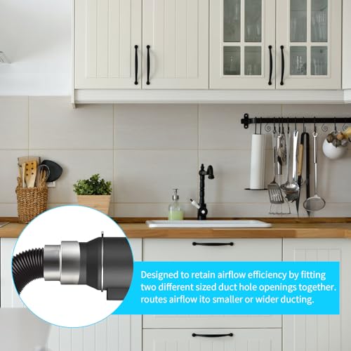 Rauchrohr Reduzierstück Edelstahl Rohrverbinder, 110 mm auf 100 mm, Ofenrohrerweiterung, Rauchrohrreduzierung, 1mm Kaminrohr, Ofenrohr Reduzierung