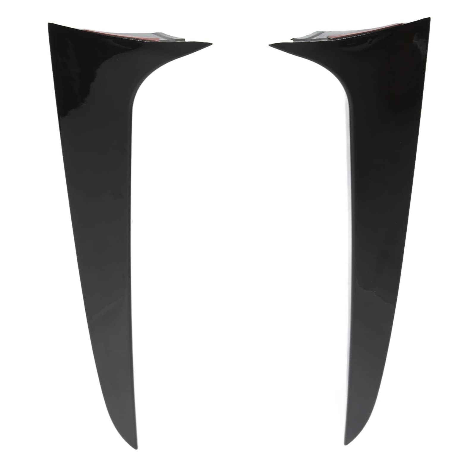 Spoiler Laterale del Lunotto Posteriore, Coppia di Copri Spoiler del Lunotto Posteriore in ABS Trim Ala Sinistra Destra Sostituzione Nero Lucido per X3 F25 2011-2017