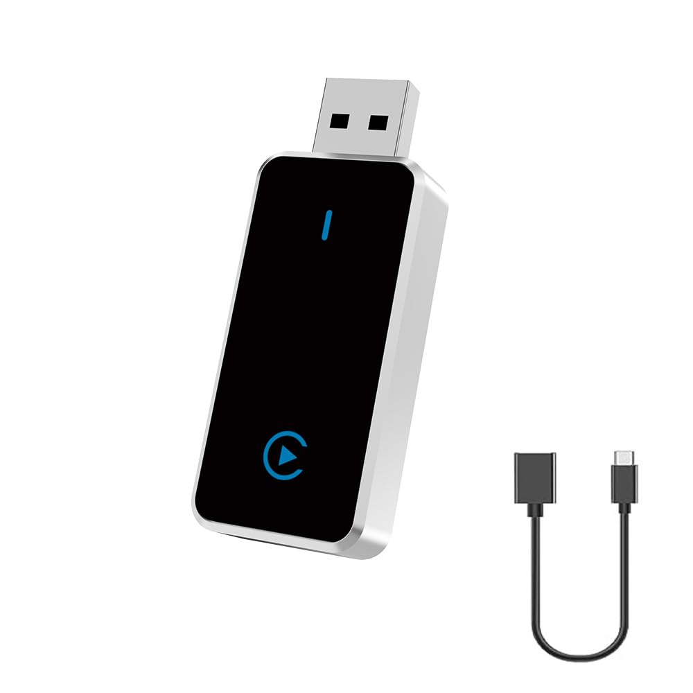 PROGRESSIVE RETAIL HAPPY YOU..HAPPY WE Wireless Android Auto & Carplay Adapter, USB C/A, for Cars with AA & Carplay, Aluminium Body (CarPlay)-image-42