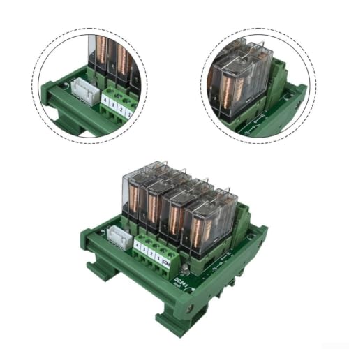 Placa de relé de 4 canales que soluciona fallos de espacio en cuadros eléctricos PLC 6
