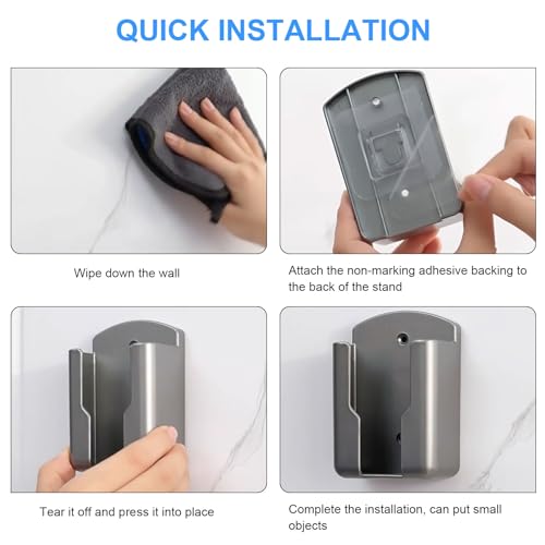 Wvu & Wvo 4 Stück Fernbedienungshalter, Wandhalterung für Fernbedienungen, Multifunktion Aufbewahrungsbox, Geeignet für Klimaanlage, Zuhause, Büro, Schule