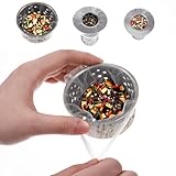 250Pcs Disposable Kitchen Sink Drain Strainer Mesh Bag Filter Elastic Net Safe Foldable Fit Sink Strainer Scalability Anti-Clogging Drain Collecting Kitchen Food Waste Leftover Garbage