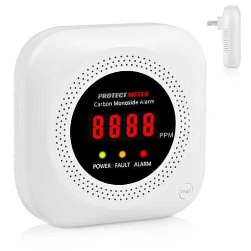 Carbon-Monoxide-Detectors-CO-Detector-Plug-in-Wall-100-220V-AC-Power-Operated-Portable-Traval-Carbon-Monoxide-AlarmMonitor-for-HomeHotelRV-with-AC-Power-Digital-LCD