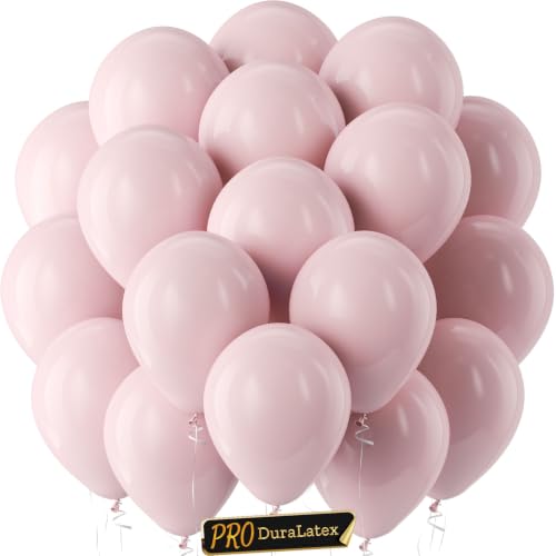 Image of Bezente Pro Duralatex Dusty Pink Extra-Thick Balloons 120 Pack 10 inch
